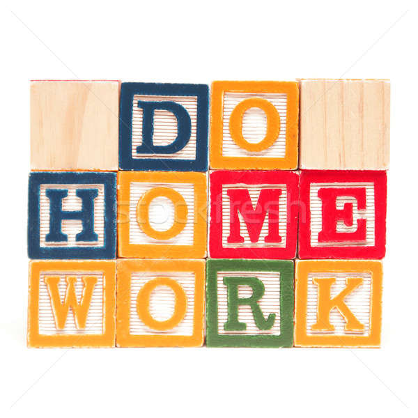 Do Home Work Stock photo © AlphaBaby