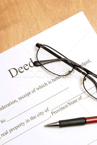 Deed Papers Stock photo © AlphaBaby