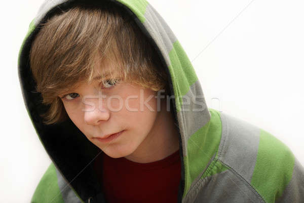 Boy in a Hoodie Stock photo © AlphaBaby