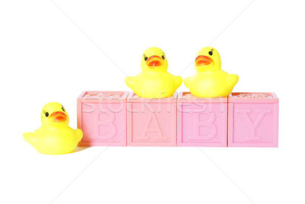 Isolated Baby Blocks Stock photo © AlphaBaby