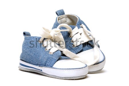 Denim Baby Shoes Stock photo © AlphaBaby