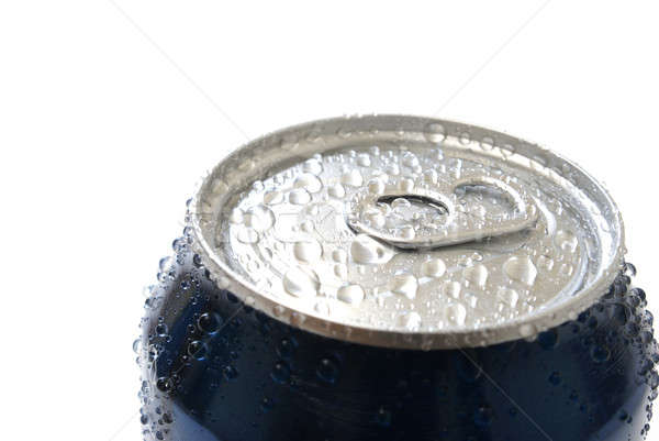 Soğuk soda pop güzel can yoğunlaşma Stok fotoğraf © AlphaBaby