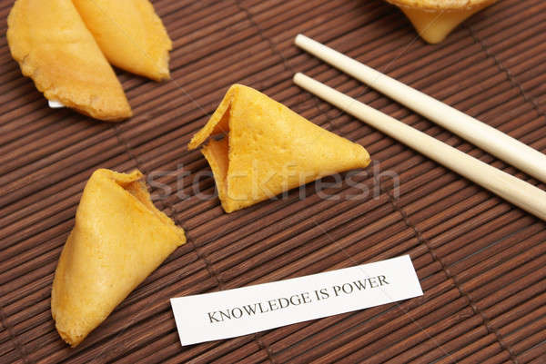 Fortune Cookie of Knowledge Stock photo © AlphaBaby