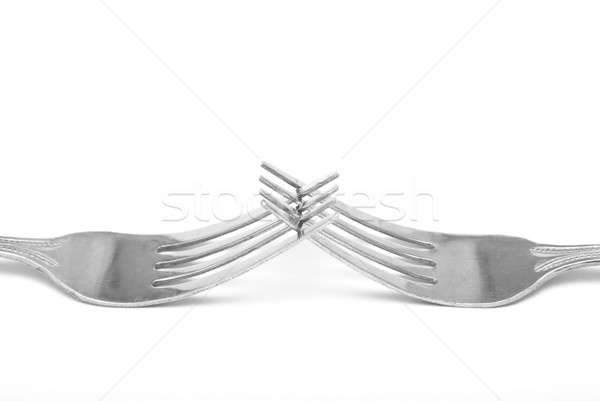 Intertwined Forks Stock photo © AlphaBaby