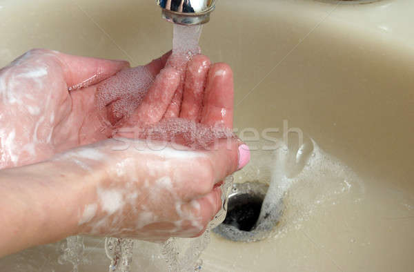 Rinsing Hands Stock photo © AlphaBaby