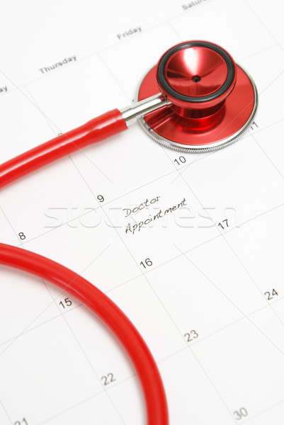Artsen afspraak kalender patiënt behoefte diensten Stockfoto © AlphaBaby