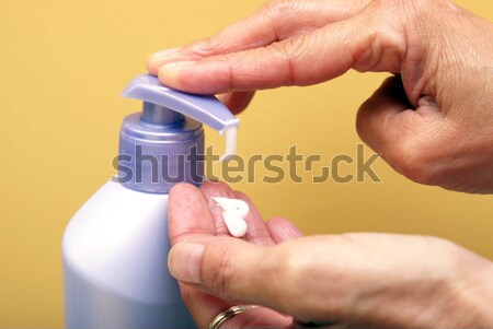 商業照片: 手 · 洗劑 · 女子 · 抽 · 婦女 · 健康