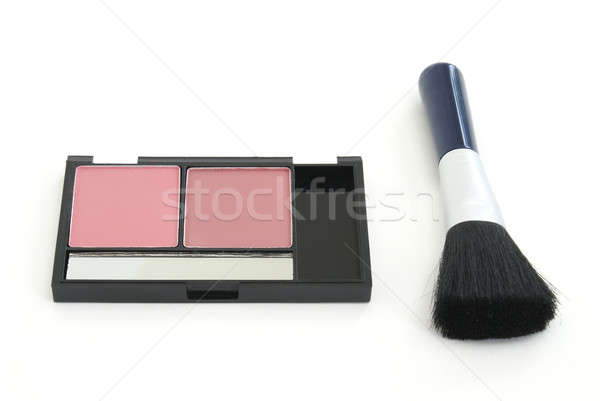 Blush Makeup with Brush Stock photo © AlphaBaby