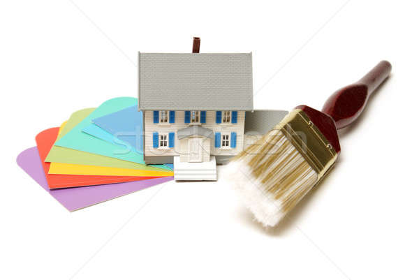 Stock photo: Painting at Home