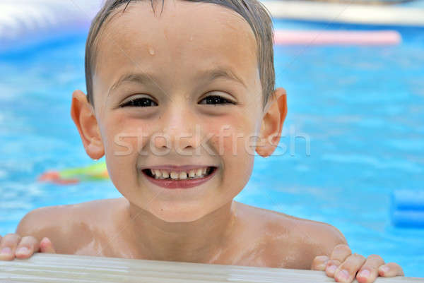 été heureux six ans garçon été Photo stock © AlphaBaby