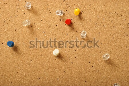 Pushpins on a Corkboard Stock photo © AlphaBaby