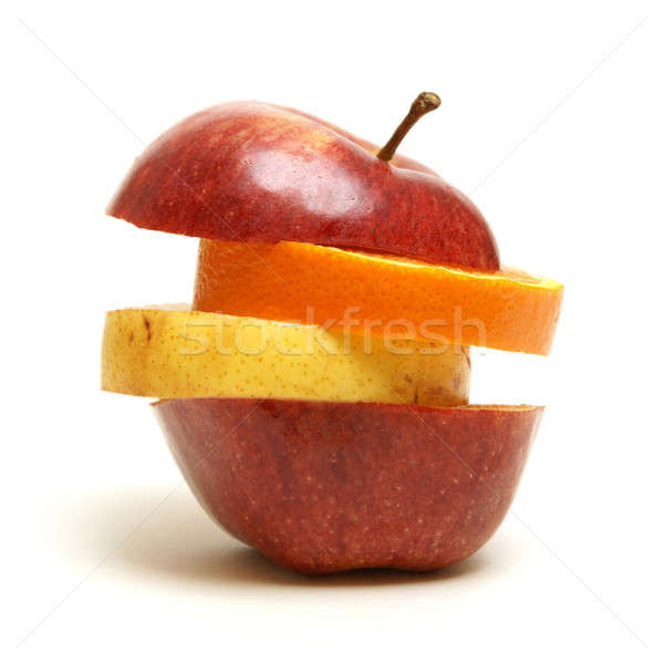 Vruchten arrangement variëteit uniek appel Stockfoto © AlphaBaby