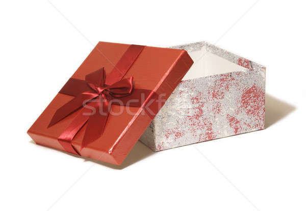 Red Gift Box Stock photo © AlphaBaby