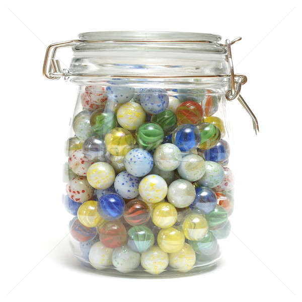 Jar of Marbles Stock photo © AlphaBaby
