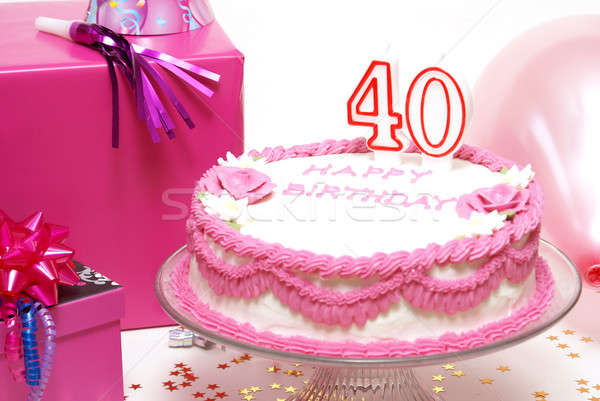 Happy 40th Birthday Stock photo © AlphaBaby
