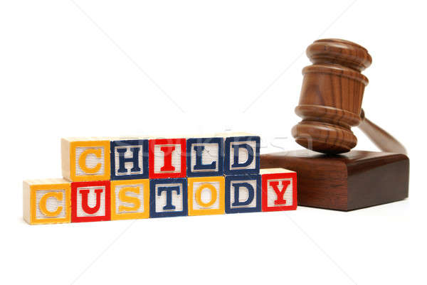Enfant détention groupe objets isolés bébé justice [[stock_photo]] © AlphaBaby