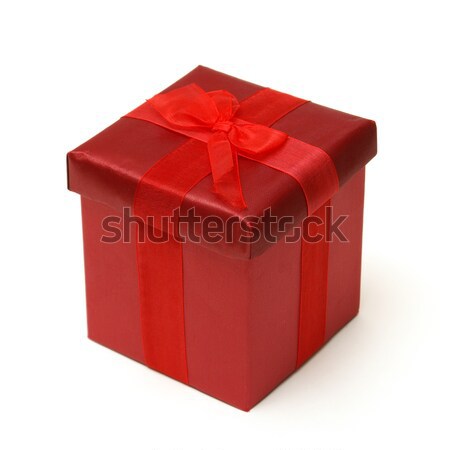 Red Gift Box Stock photo © AlphaBaby