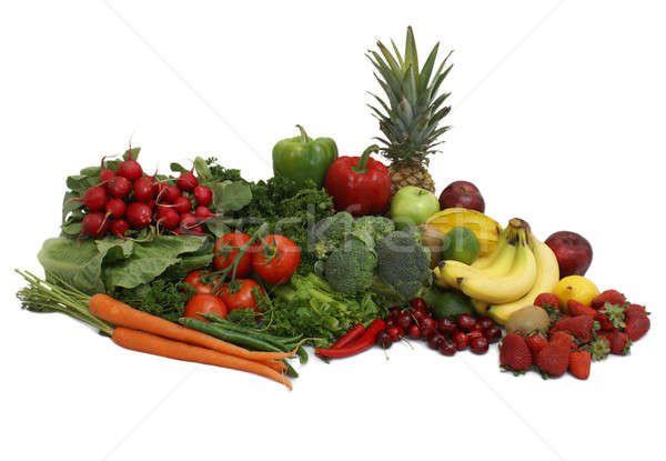 Fruits and Vegetable Arrangement Stock photo © AlphaBaby