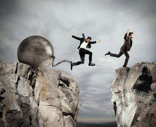 Injustice in business competition Stock photo © alphaspirit