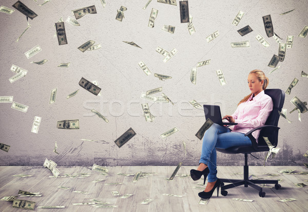 Earn money working Stock photo © alphaspirit