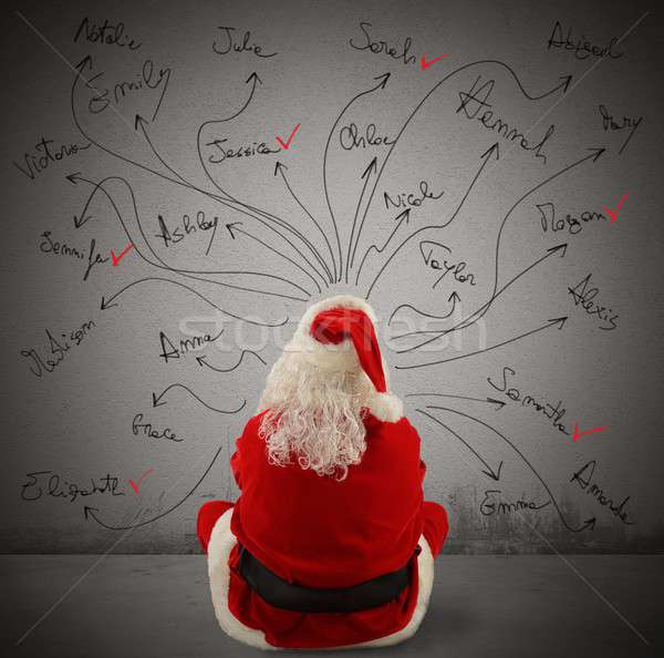 List Christmas Gift Delivery Stock photo © alphaspirit