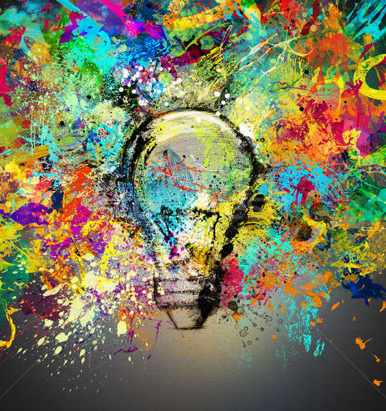 Creative and colorful idea Stock photo © alphaspirit