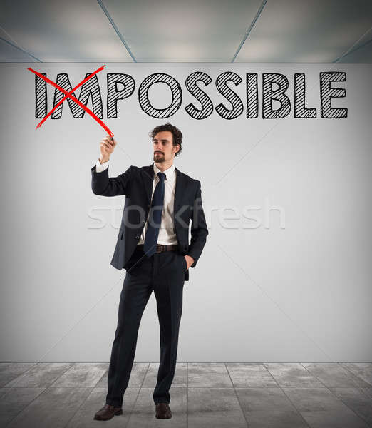 Change impossible to possible Stock photo © alphaspirit