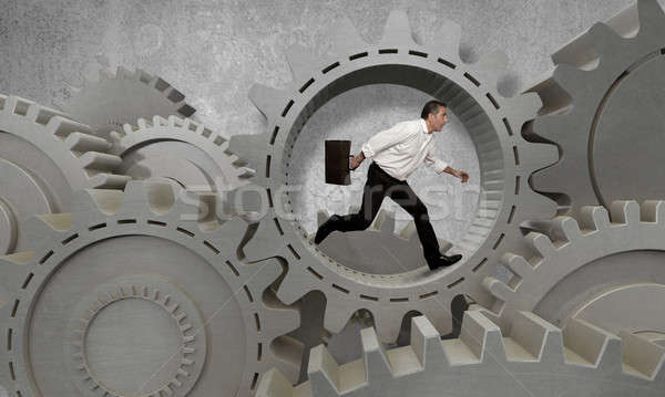 Business in action Stock photo © alphaspirit