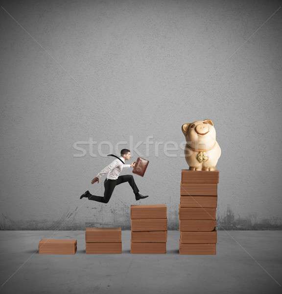 Run for earn more money Stock photo © alphaspirit