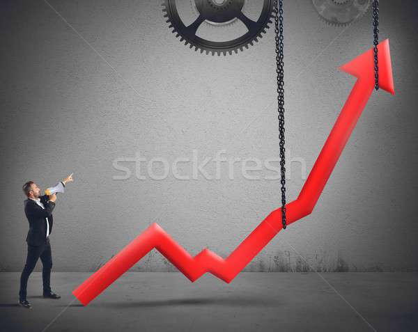 Stock photo: Raise the statistics