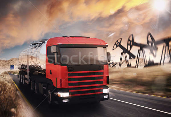 Oil truck Stock photo © alphaspirit