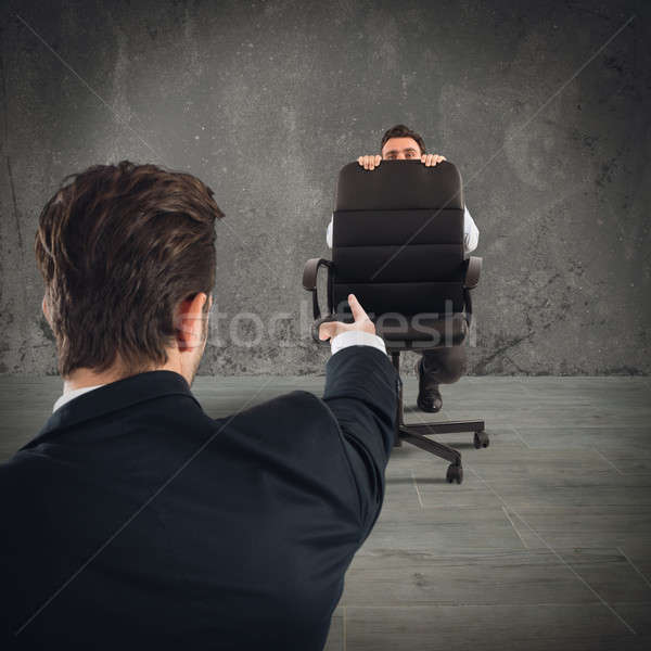 Fired afraid employee Stock photo © alphaspirit