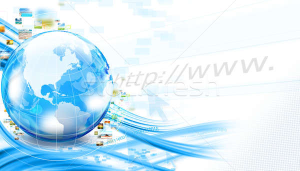 Business Welt Hintergrund Streaming Fotos Welt Stock foto © alphaspirit