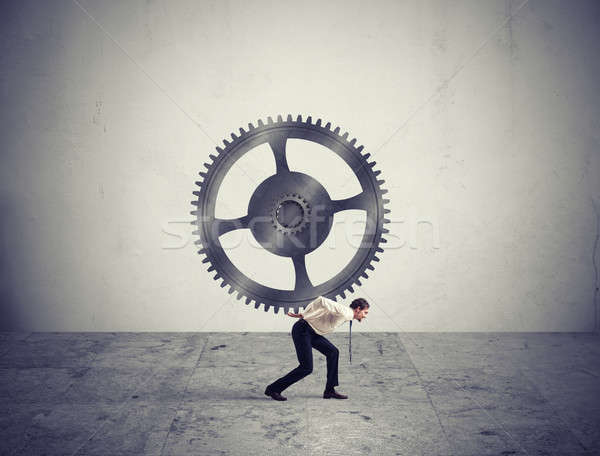 Integration concept with gear Stock photo © alphaspirit