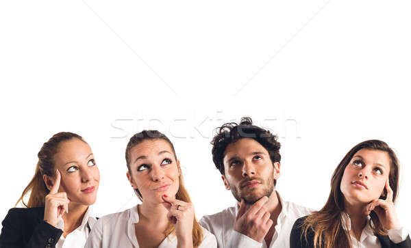 Thoughtful expressions Stock photo © alphaspirit