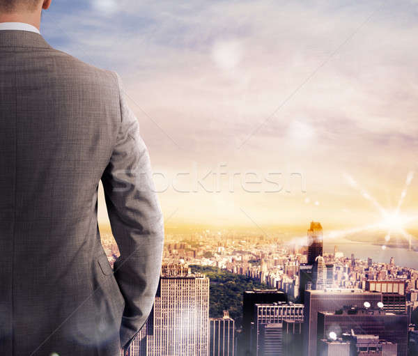 Vision of business success Stock photo © alphaspirit