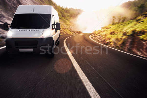 Transport truck Stock photo © alphaspirit