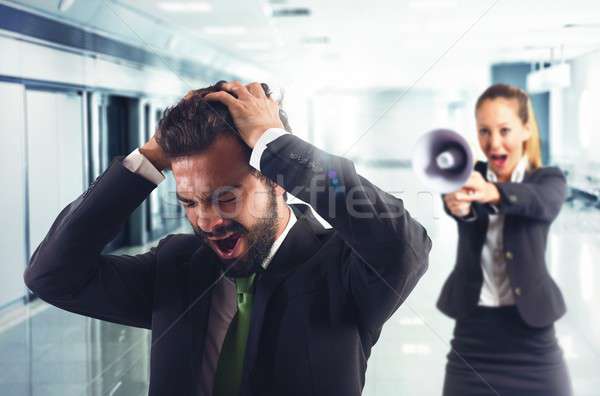 Reprimand and order Stock photo © alphaspirit