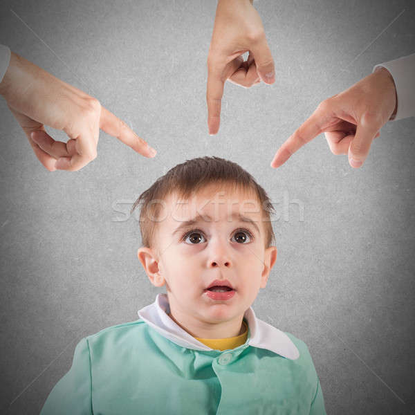 Reprimanded child Stock photo © alphaspirit