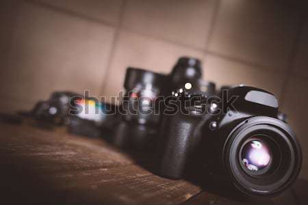 Profesional reflex aparat foto ecran Tech Imagine de stoc © alphaspirit