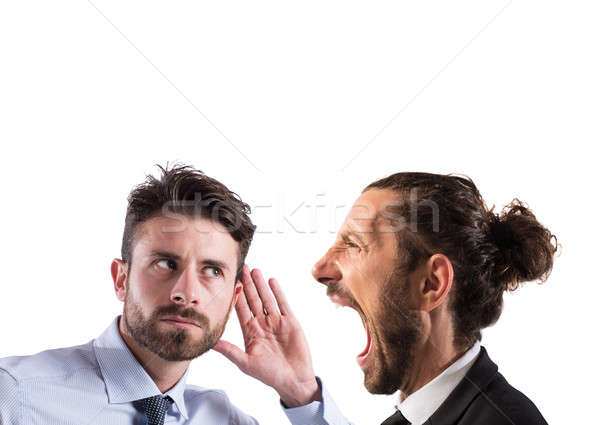 Business announcement Stock photo © alphaspirit
