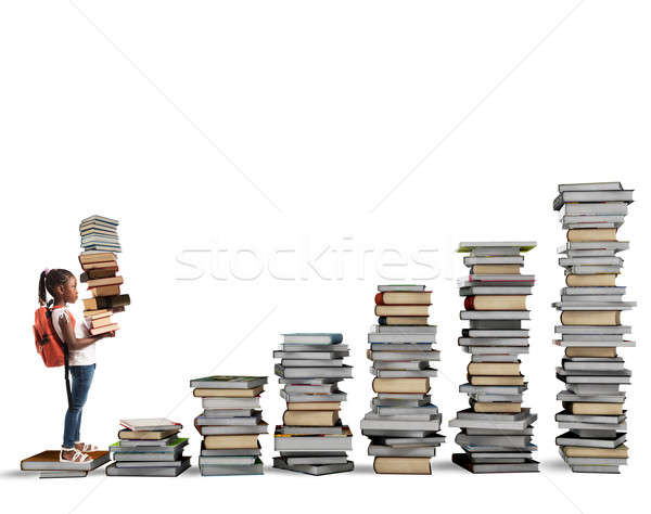 Course of study for a little girl Stock photo © alphaspirit