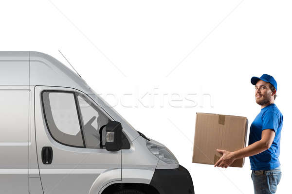 Man carrier Stock photo © alphaspirit