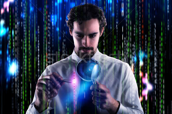 Examine and search a virus Stock photo © alphaspirit