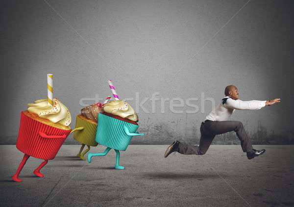 Man runs away Stock photo © alphaspirit