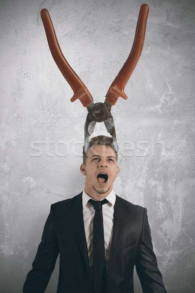 Stress and headaches Stock photo © alphaspirit