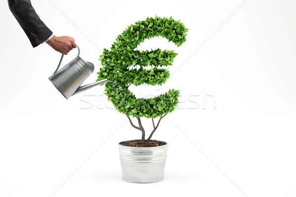 Forma 3D verde economía Foto stock © alphaspirit