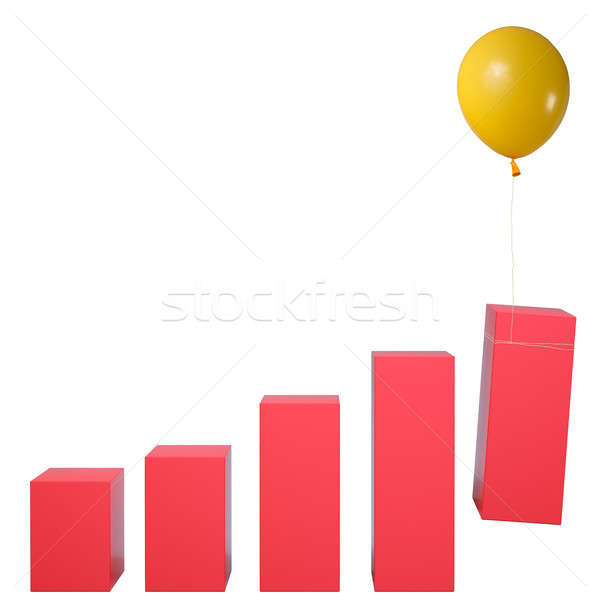 [[stock_photo]]: Volée · économique · succès · statistiques · battant