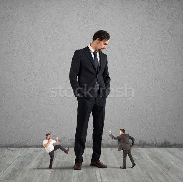 Employees who want to rebel at their boss Stock photo © alphaspirit