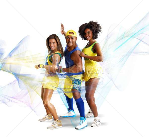 Shiny dancer Stock photo © alphaspirit